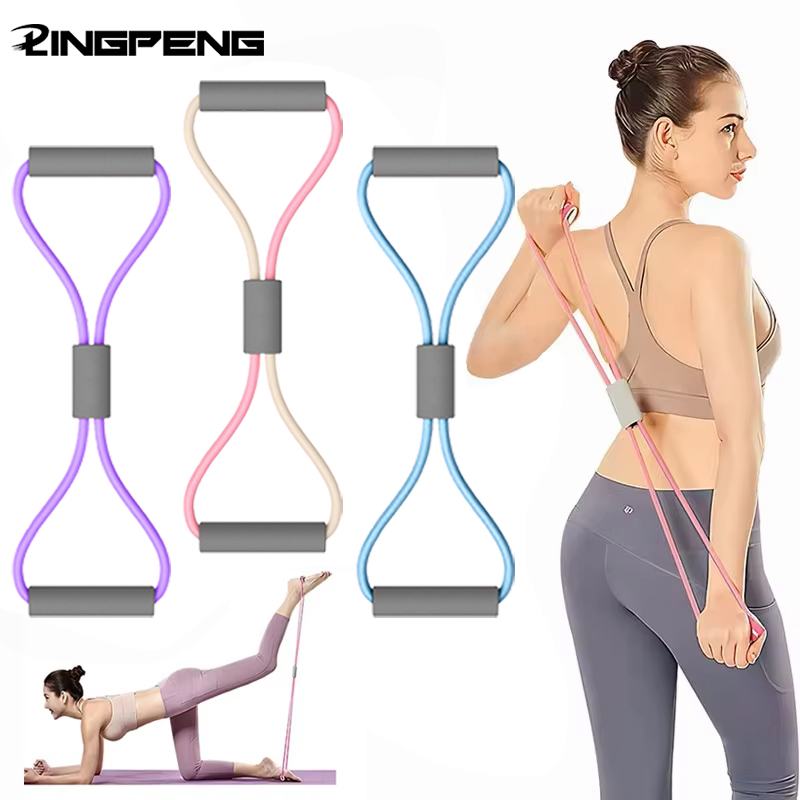 Yoga Fitness Stretching Strap - 1Pcs Home Gym Elastic Band Portable