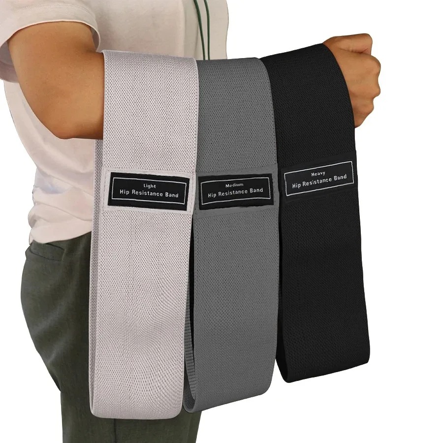 Yoga Fitness Stretching Strap - Fabric Resistance Hip Booty Bands Glute