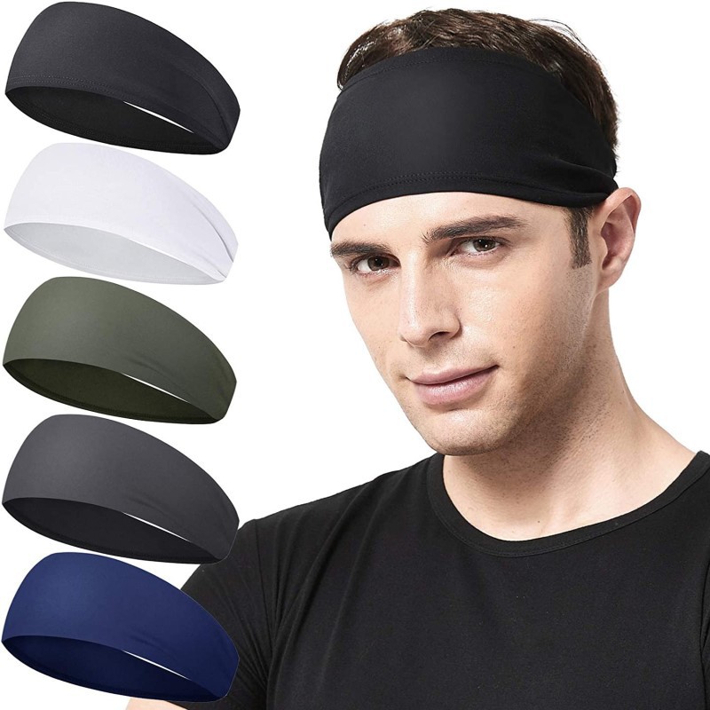 Yoga Fitness Stretching Strap - Sports Headband Running Fitness Sweatband Elastic