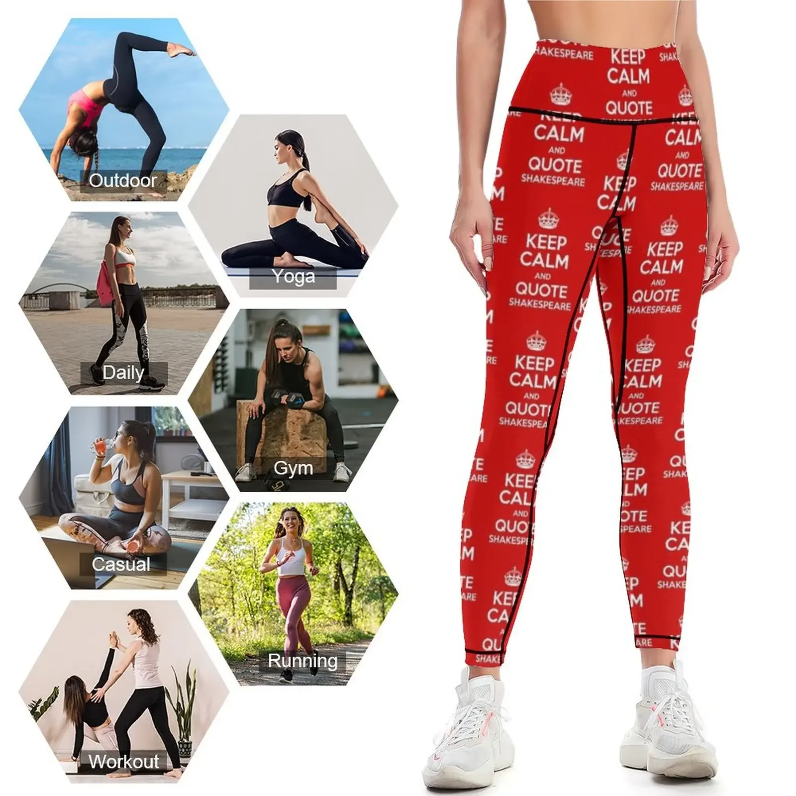 Keep Calm & Quote Shakespeare  - Yoga Fitness Quotes recension och pris