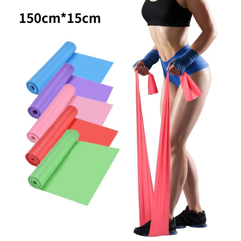 Natural Latex Resistance Bands - Yoga Fitness Stretching Strap recension och pris