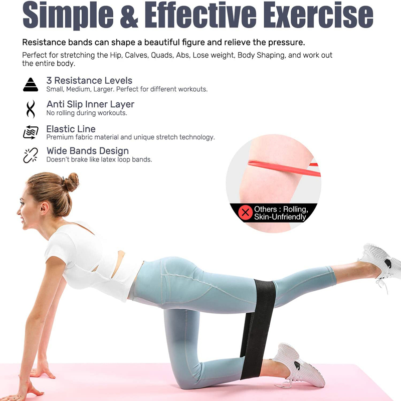 3PCS Women Men Fabric Resistan - Yoga Fitness Stretching Strap recension och pris