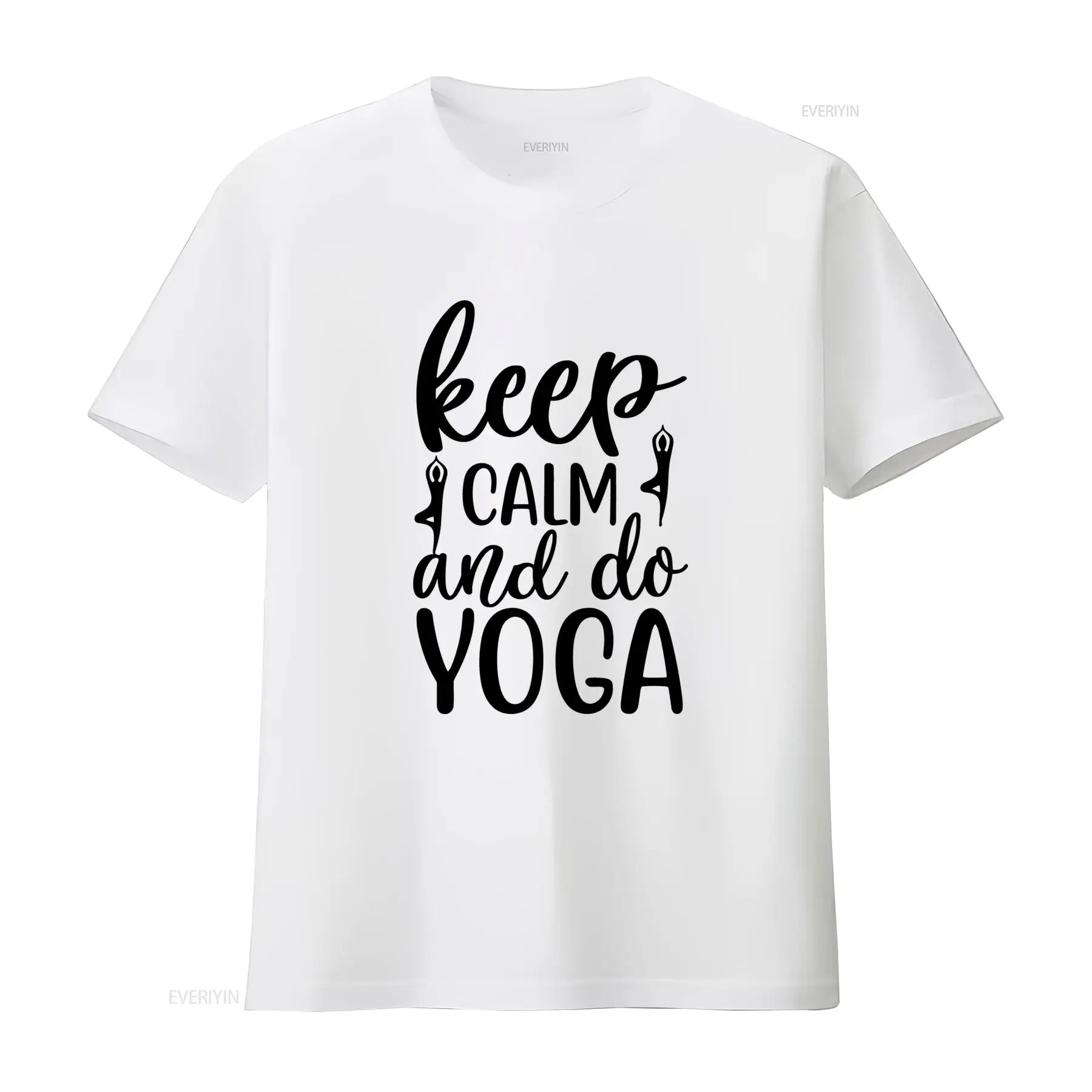 Keep Calm and Do Yoga T Shirt  - Yoga Fitness Quotes recension och pris