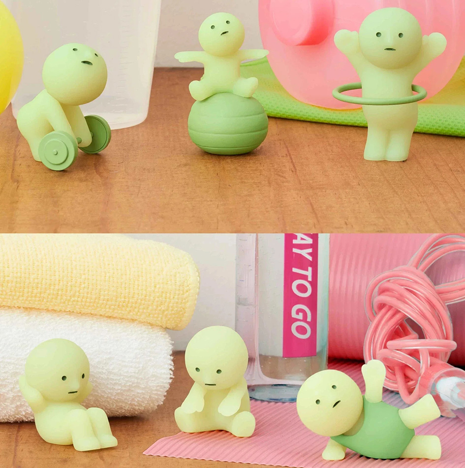 Glow In The Dark Mini Figure S - Yoga In Fitness First recension och pris