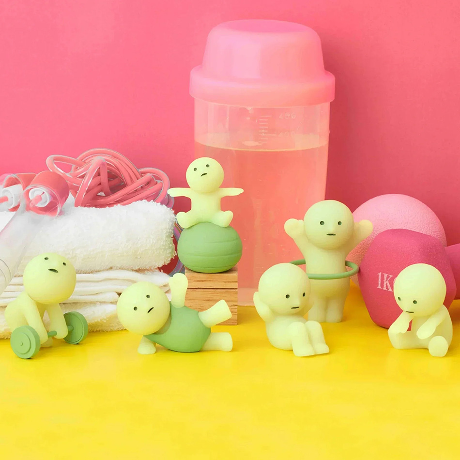 Glow In The Dark Mini Figure S - Yoga In Fitness First recension och pris