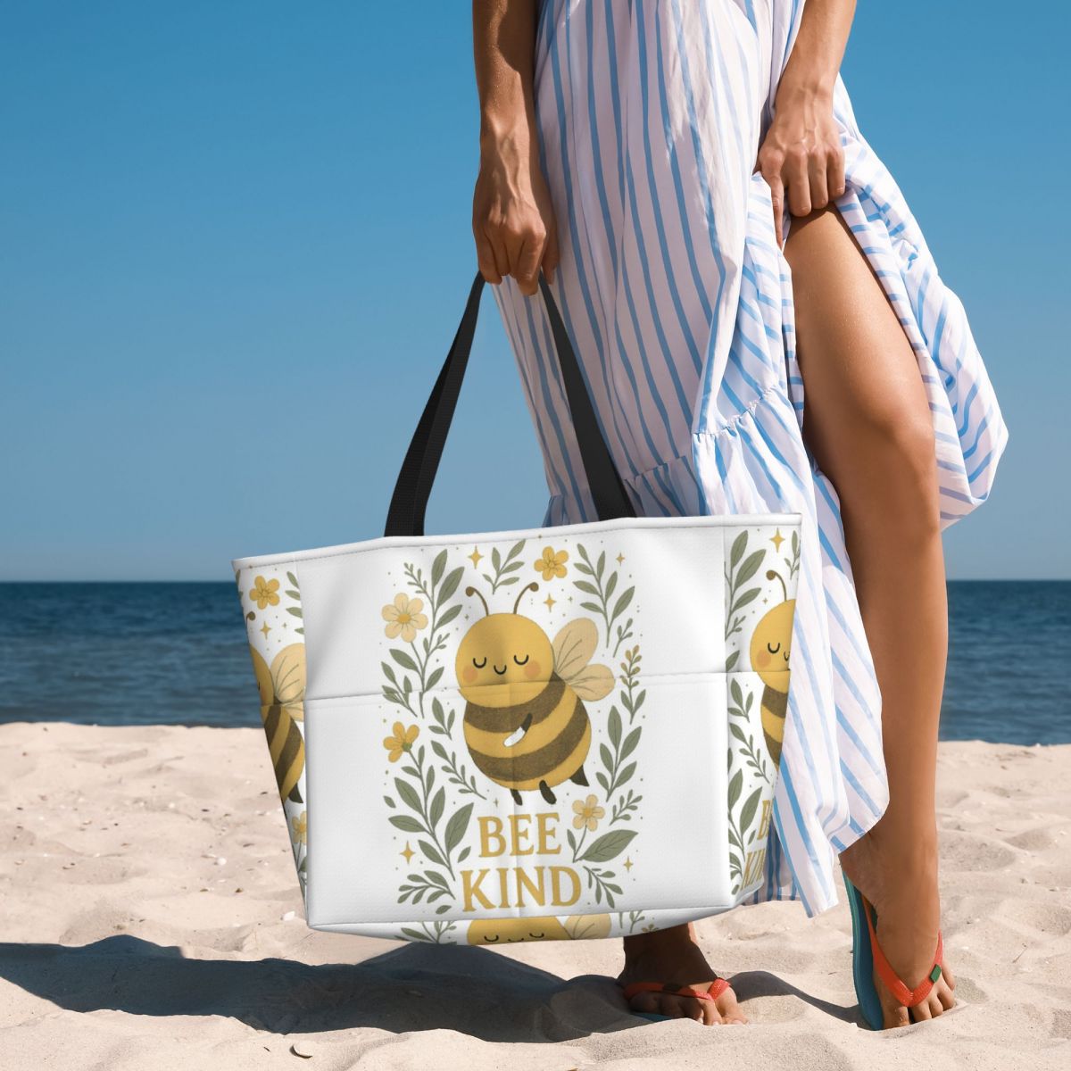 Bee Kind Cute Bumblebee Floral - Yoga Fitness Quotes recension och pris