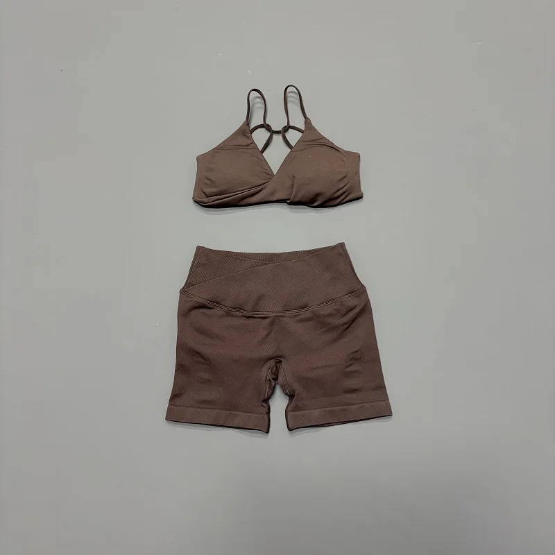 2 Pieces Workout Set Women Sur - Yoga Fitness Stretching Strap recension och pris