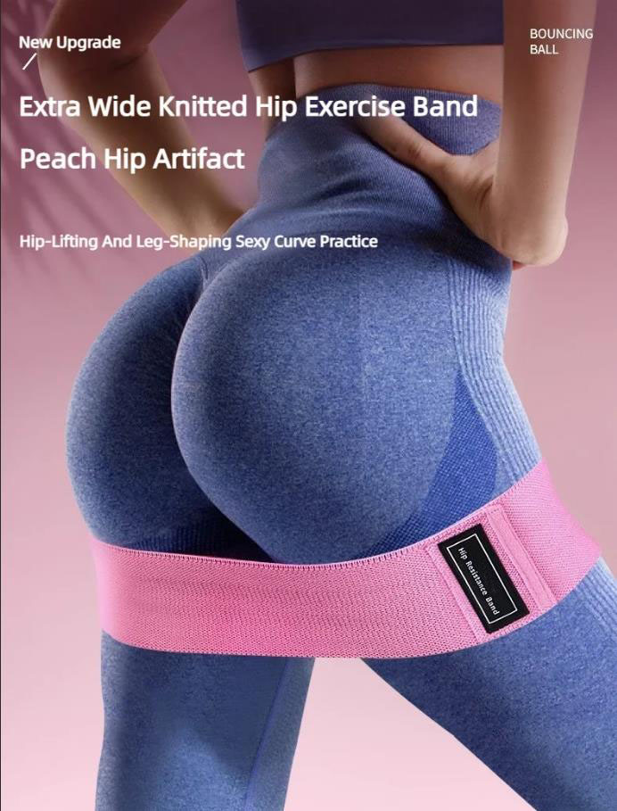 3Pcs Fabric Resistance Hip Boo - Yoga Fitness Stretching Strap recension och pris