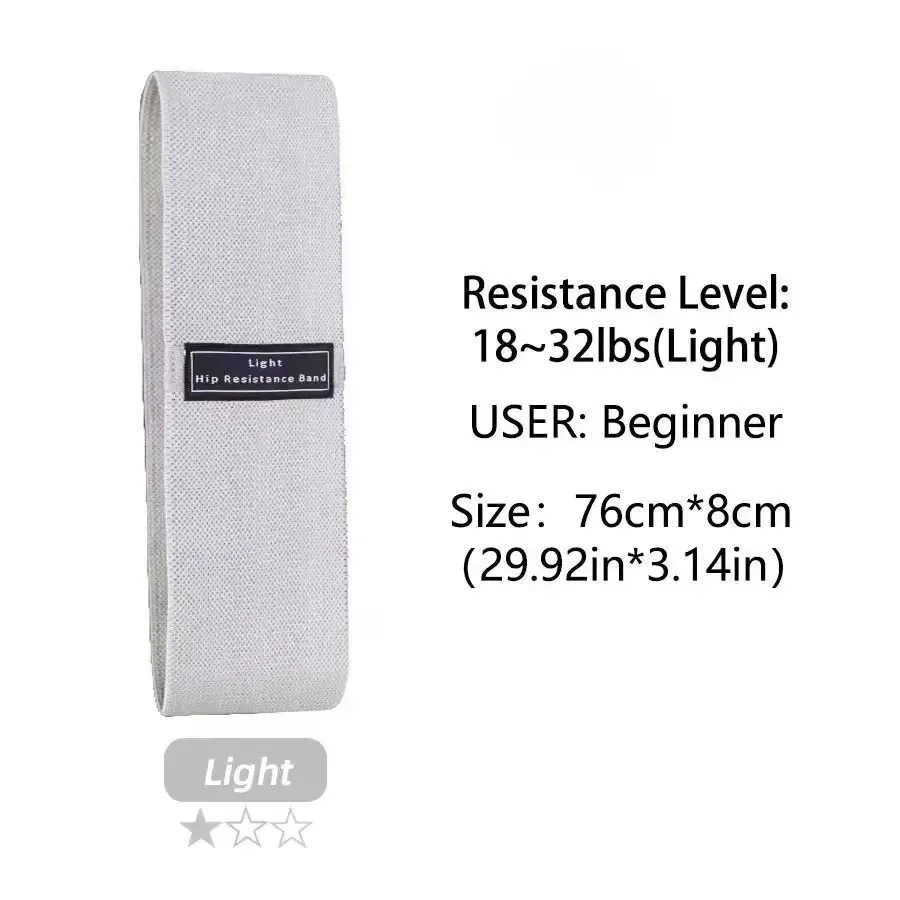 Fabric Resistance Hip Booty Ba - Yoga Fitness Stretching Strap recension och pris