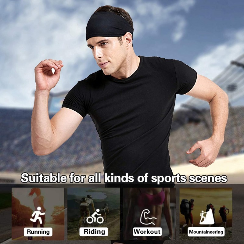 5Pcs Sport Elastic Headbands Y - Yoga Fitness Stretching Strap recension och pris