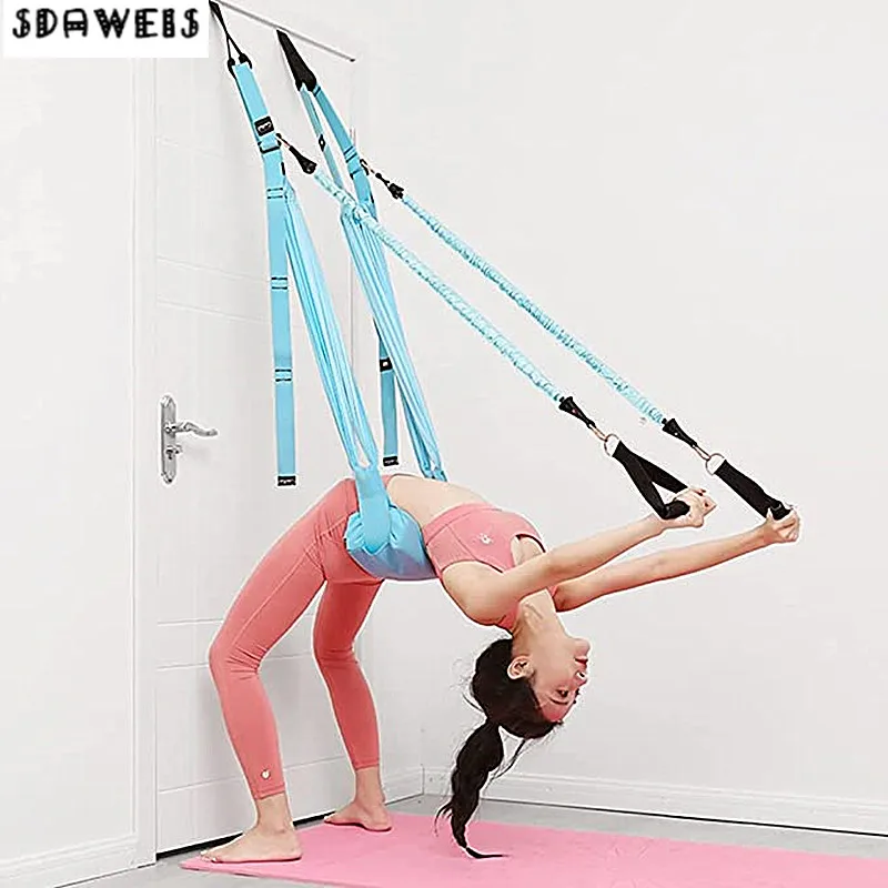 Adjustable Aerial Yoga Strap E - Yoga Fitness Stretching Strap recension och pris